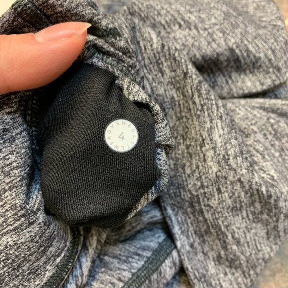 Lululemon Wunder Under Hi-Rise Tight 28" Heathered Black Size 4 - Picture 5 of 6